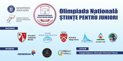 OLIMPIADA NAȚIONALĂ DE ȘTIINȚE PENTRU JUNIORI 24-28, IULIE 2023_
